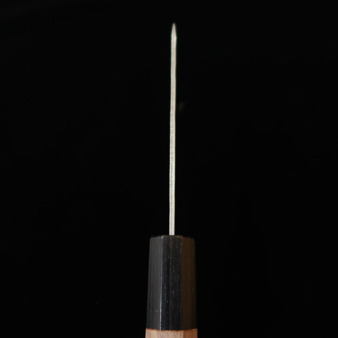 三浦MIURA ペティ 440C  ニッケルダマスカス 33層 鎚目 胡桃柄（80mm）