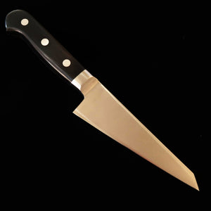 Honesuki cuadrado MISONO 440C contrachapado laminado negro, para zurdos (145mm)