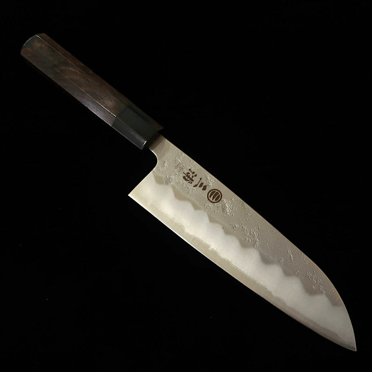 Miura MIURA santoku Gingami nº3, acabado Nashiji, mango octogonal de ébano (165 mm)