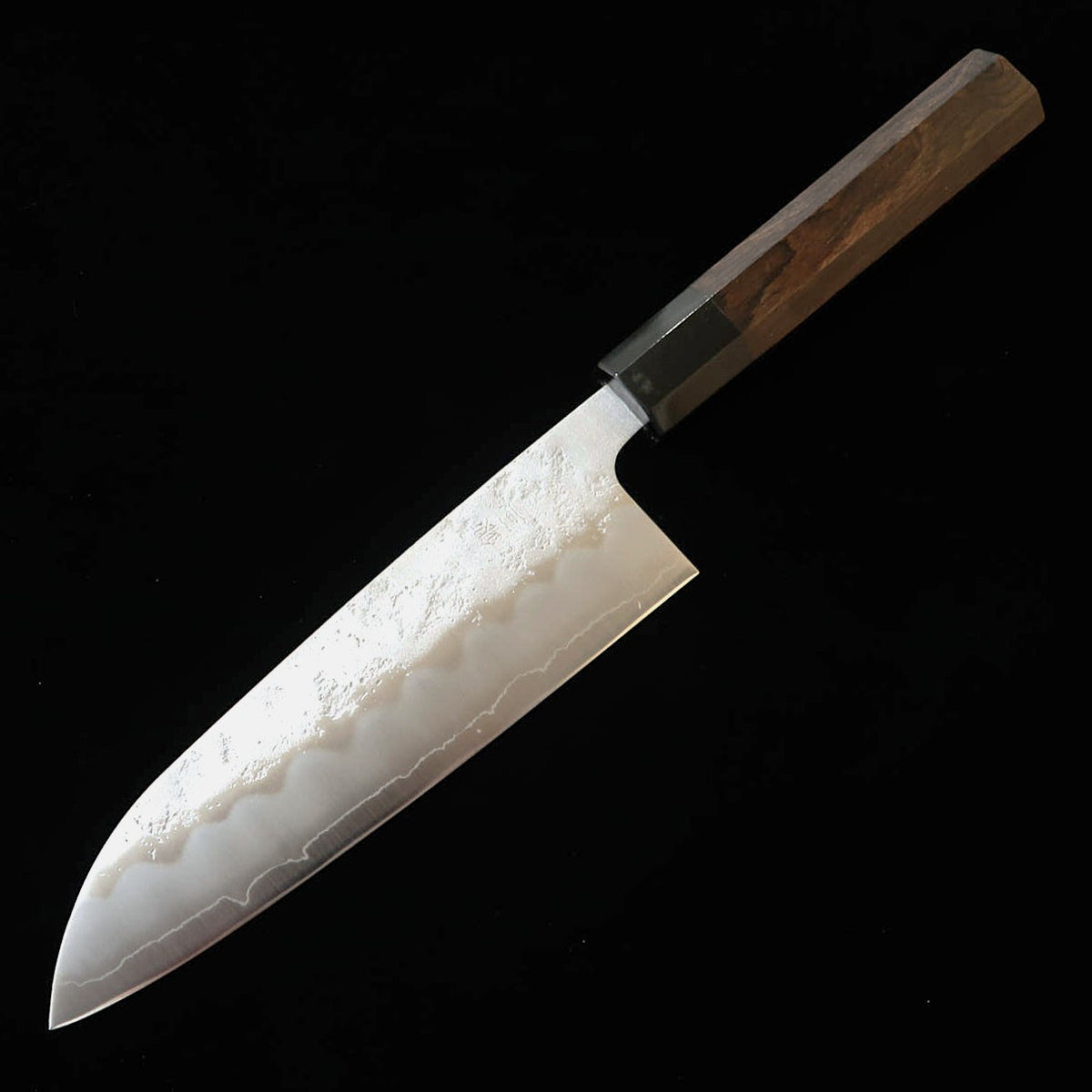 Miura MIURA santoku Gingami nº3, acabado Nashiji, mango octogonal de ébano (165 mm)