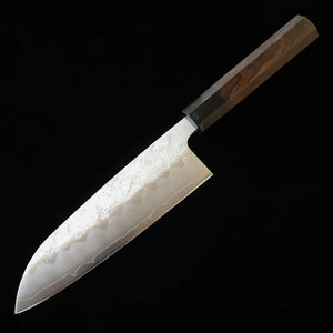 Miura MIURA santoku Gingami nº3, acabado Nashiji, mango octogonal de ébano (165 mm)