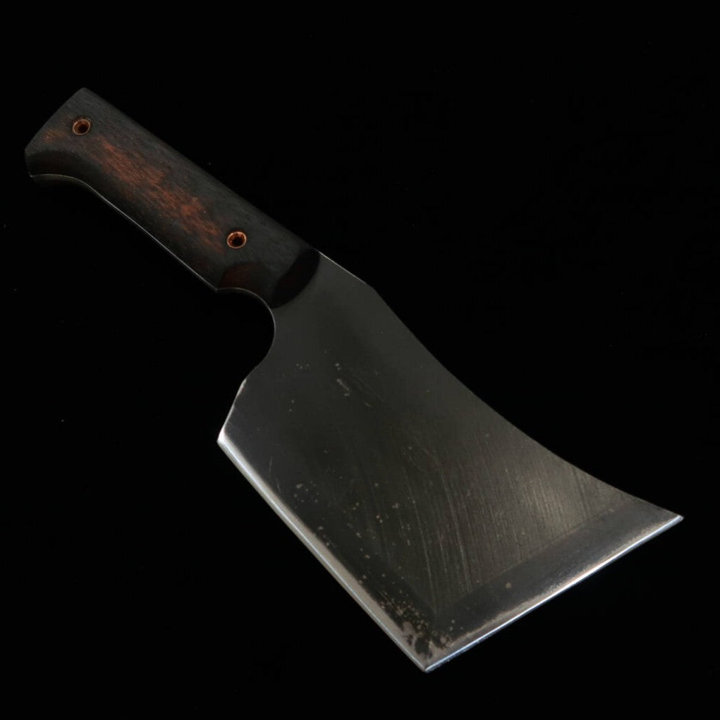 ZERO Kaji Black Cat II 80crv2 manche en bois naturel avec étui Kydex (110 mm)