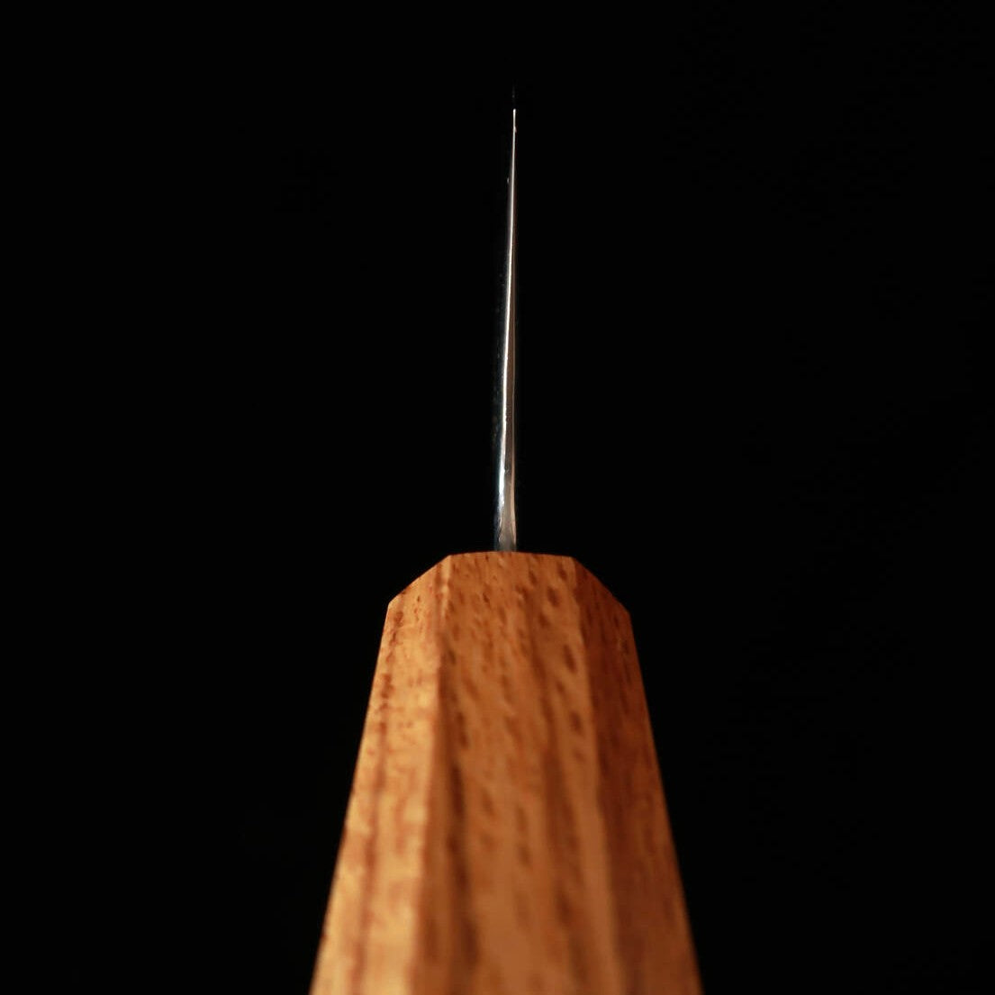 Miura Santoku AUS10 (10A) Rope-patterned Damascus Clear Oak Octagonal Handle (165mm)