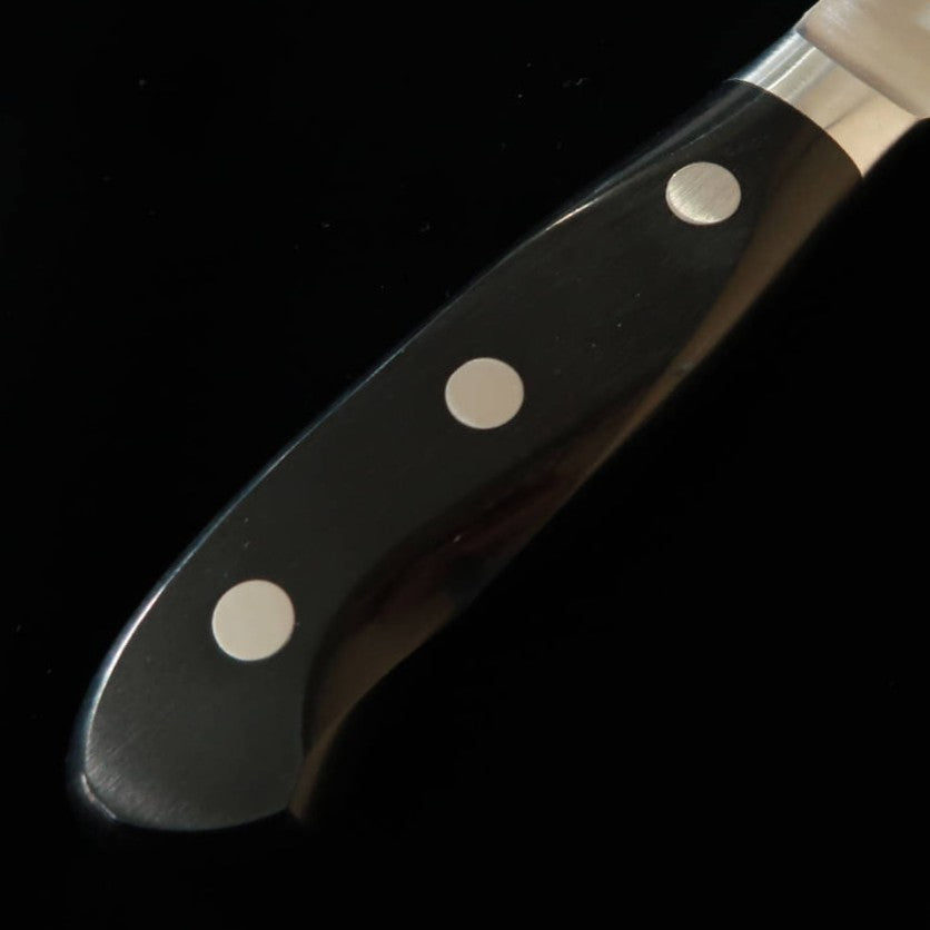 Sakai Ichiji Santoku Knife, Stainless Steel with Plywood Handle, #17100 (180mm)