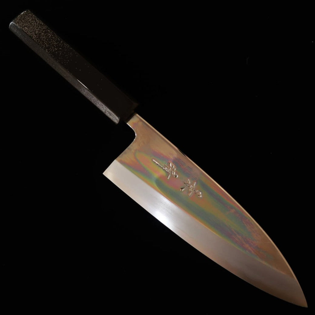 Kagekiyo KAGEKIYO Deba Aço Gin-3 Cabo laqueado Hirame (165 mm)