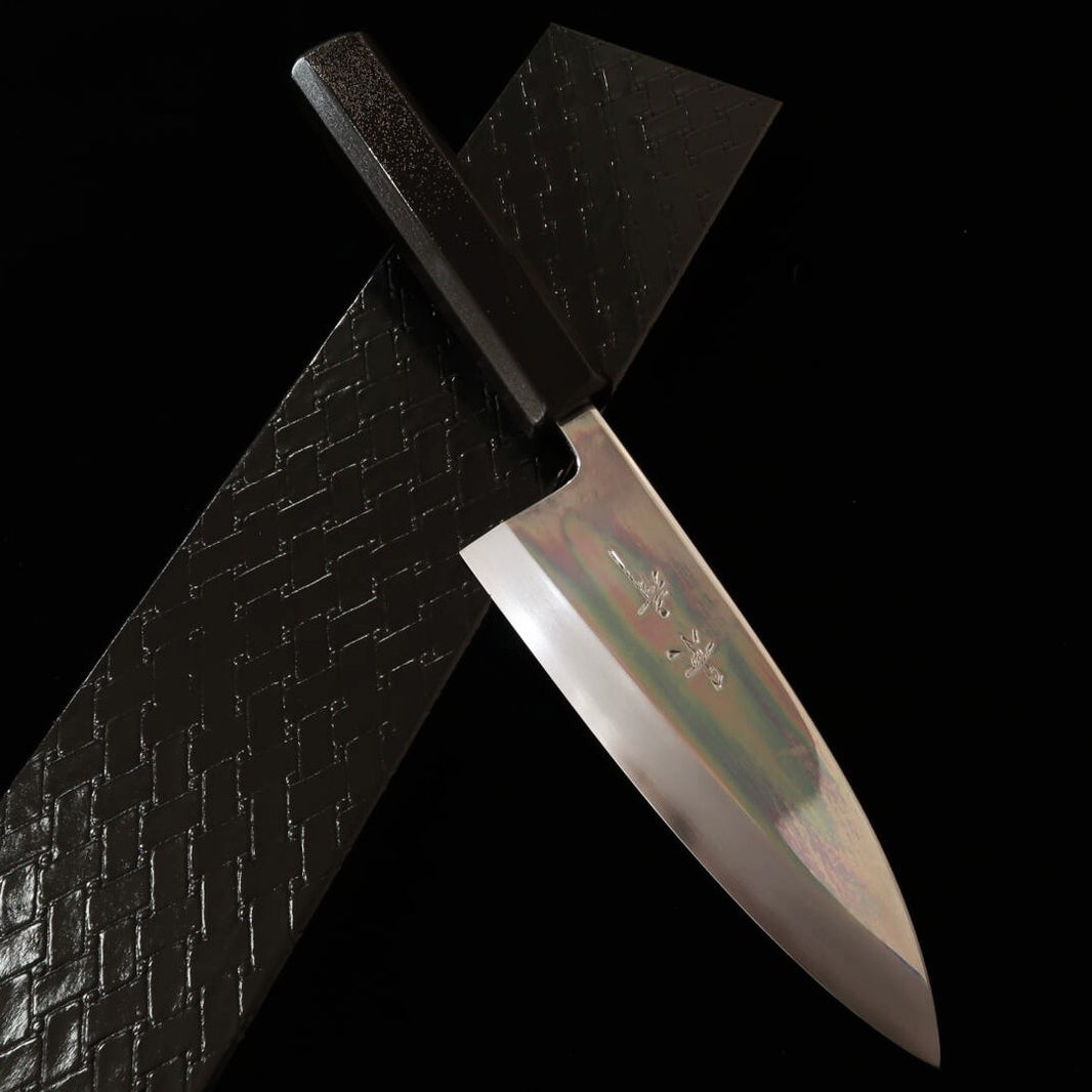 Kagekiyo KAGEKIYO Deba Aço Gin-3 Cabo laqueado Hirame (165 mm)