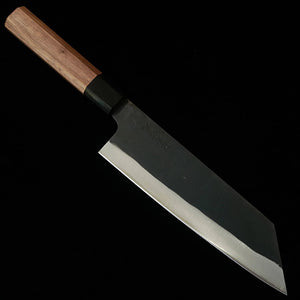 HIDARI YORIMITSU – Bunka, Aogami n°1, finition kuro-uchi, manche en noyer (200 mm)