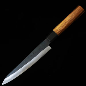 Hidari Yorimitsu HIDARI YORIMITSU Petty Aogami #1, acabamento negro, cabo de nogueira (150 mm)