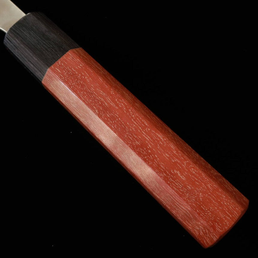 Couteau Bunka Takayuki Shibata Koutetsu, acier SG2, manche octogonal en bois de Jarrah, (180mm)