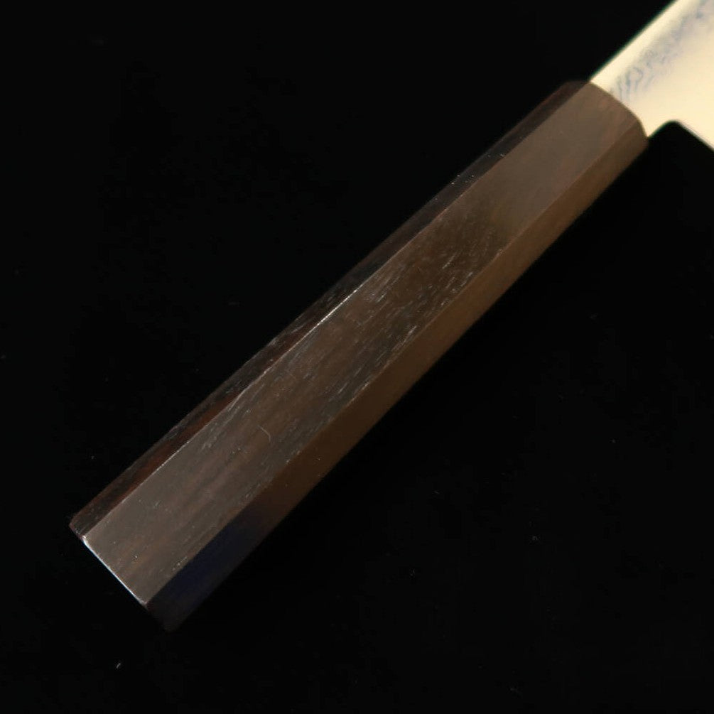 三浦 MIURA 牛刀 VG10  全面ダマスカス 黒檀一体型柄（210mm）