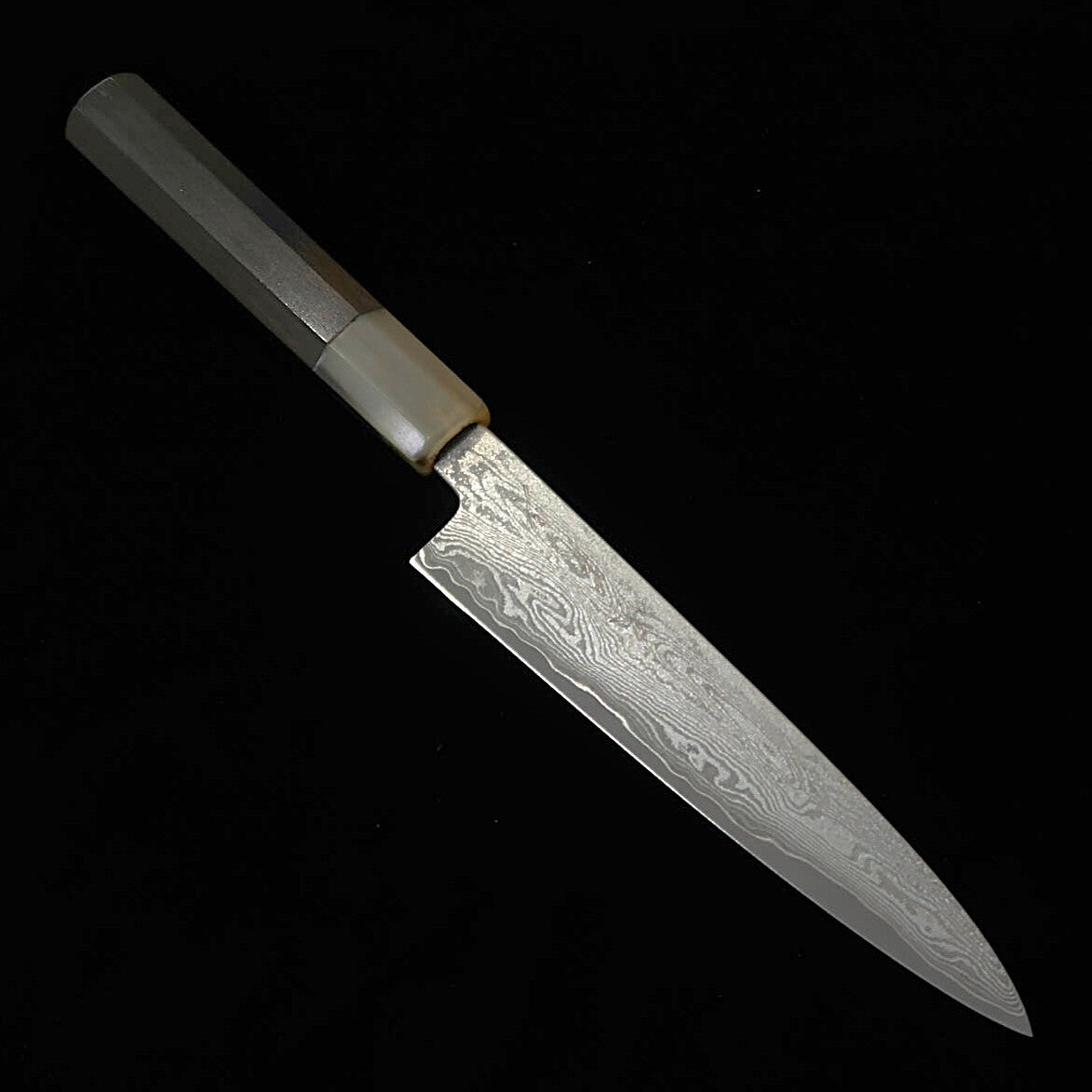 堺菊守 SAKAI KIKUMORI 星雲シリーズ ペティ VG10 黒檀白水牛柄  (150mm)