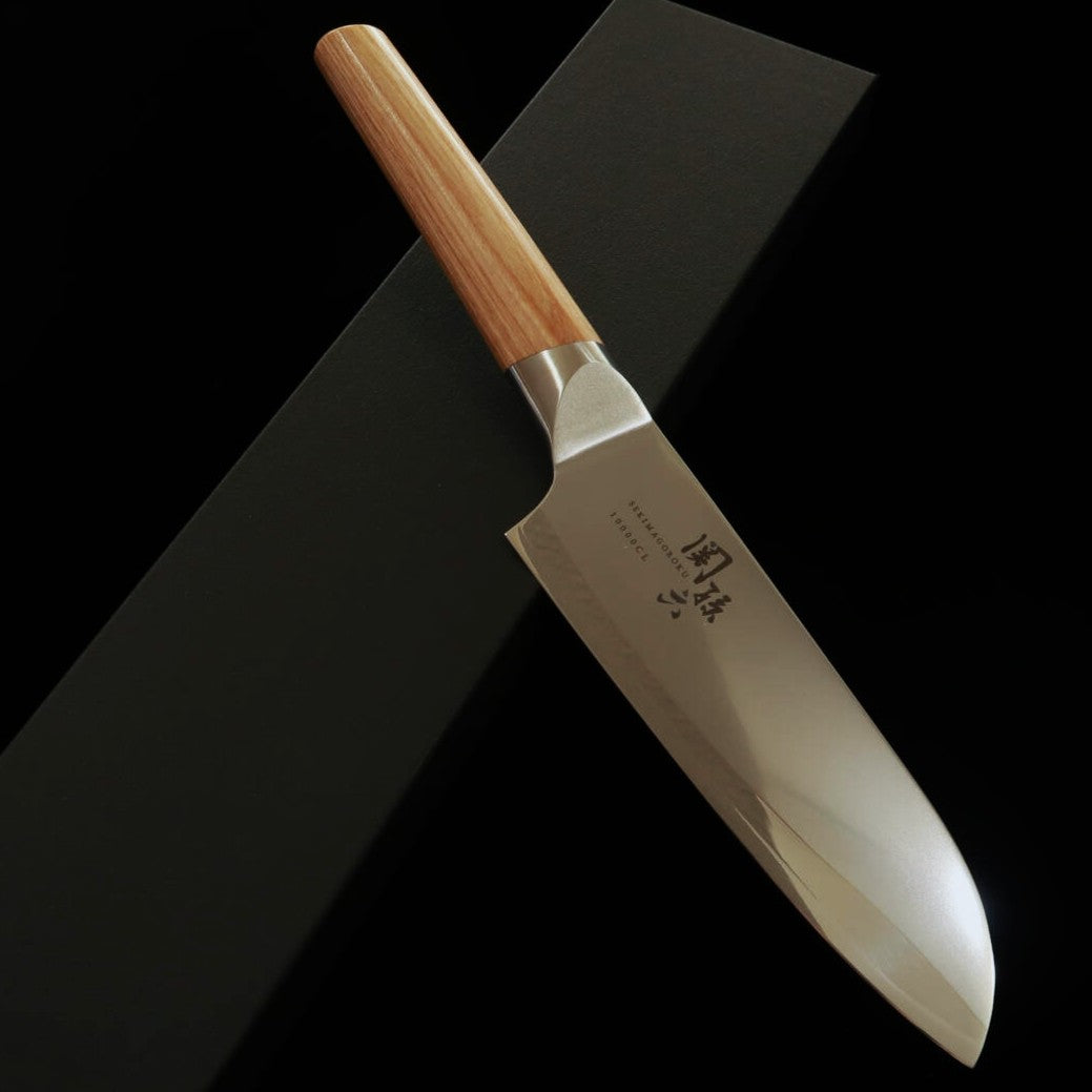 Seki Magoroku 10000CL AE-5253 Santoku pequeno (145mm)