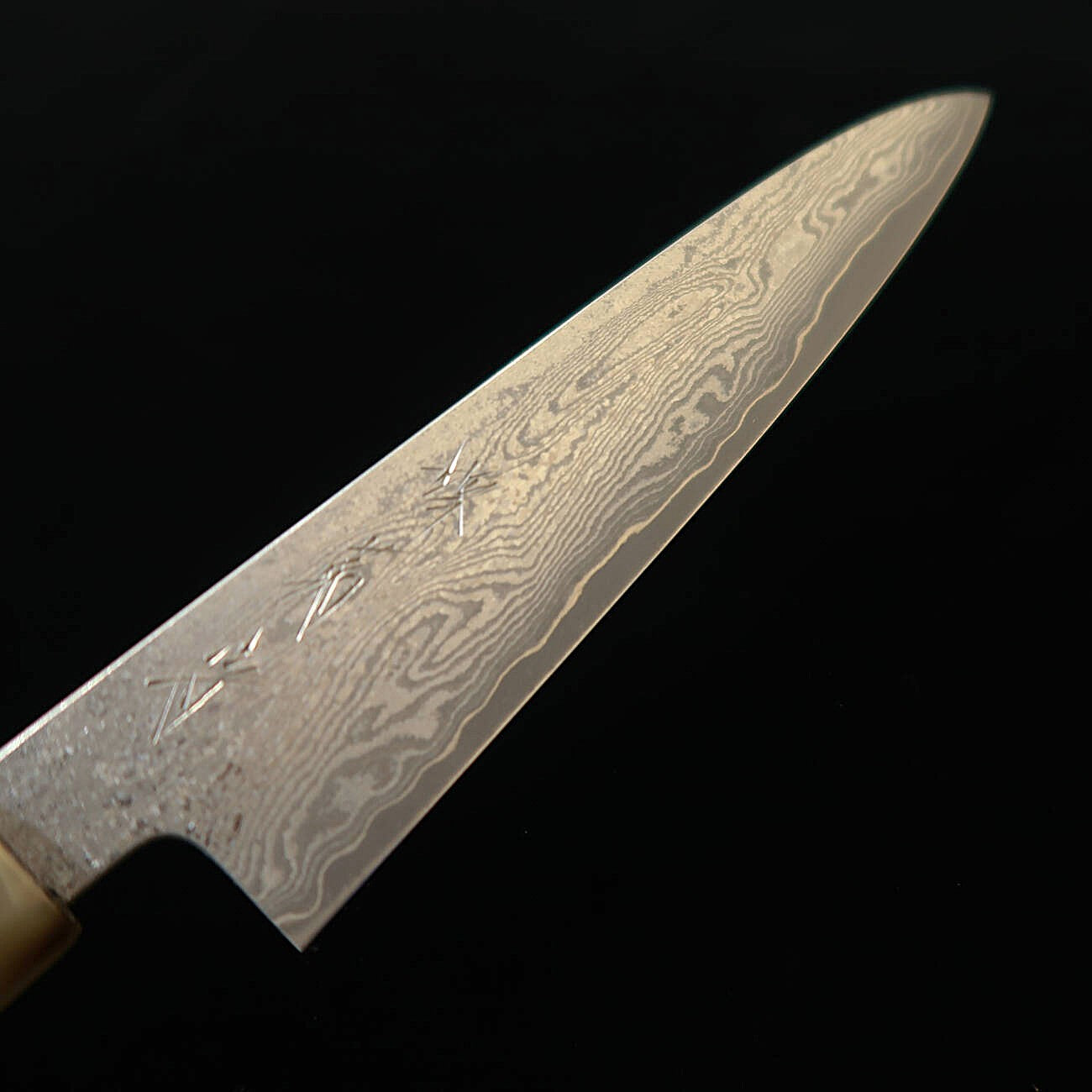 堺菊守 SAKAI KIKUMORI 星雲シリーズ ペティ VG10 黒檀白水牛柄  (150mm)