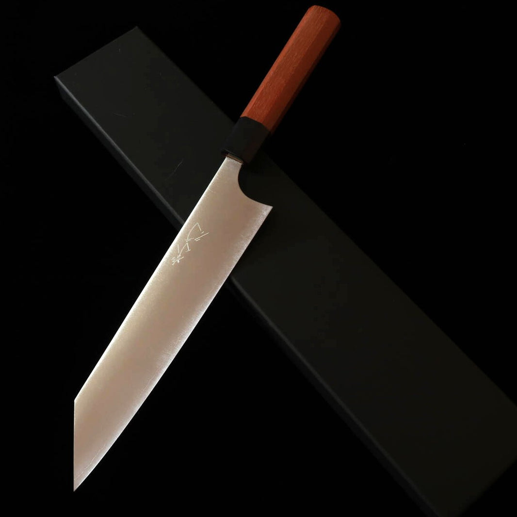 TAKAYUKI SHIBATA KOUTETSU SG2 Kiritsuke Gyuto with Jara Octagonal Handle (210mm)