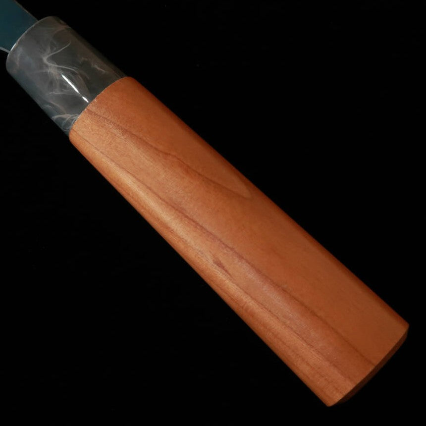 MASAKAGE Shokkei Suigyu Gyuto Aogami n°2, finition kuro-uchi, manche en merisier américain (210 mm)