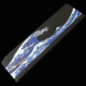 Magnetic Resin Saya for Santoku / Deba - The Great Wave off Kanagawa (180mm)