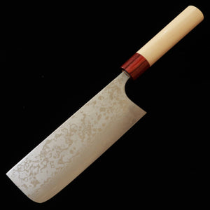 Masakage MASAKAGE Kiri Nakiri VG10 Damasco mango de magnolia (160 mm)