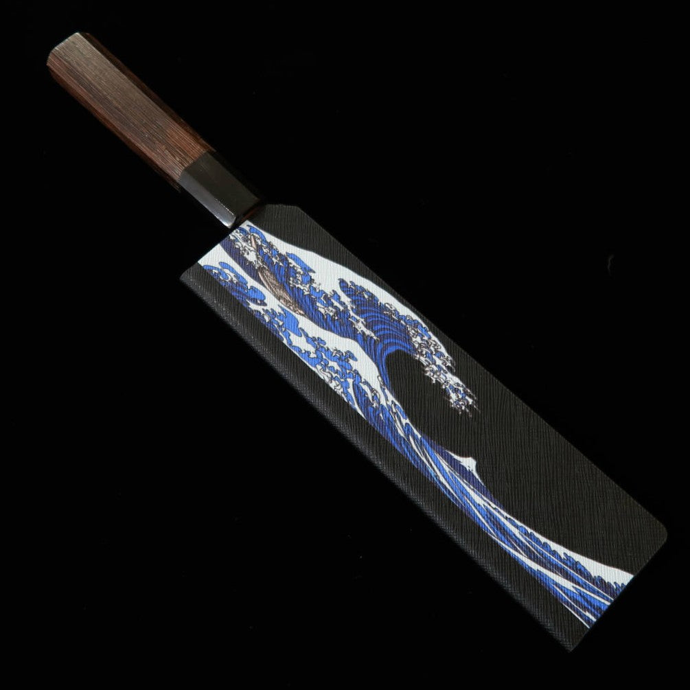 マグネット樹脂鞘 三徳/出刃用 ‐ 神奈川沖浪裏  (180ｍｍ)