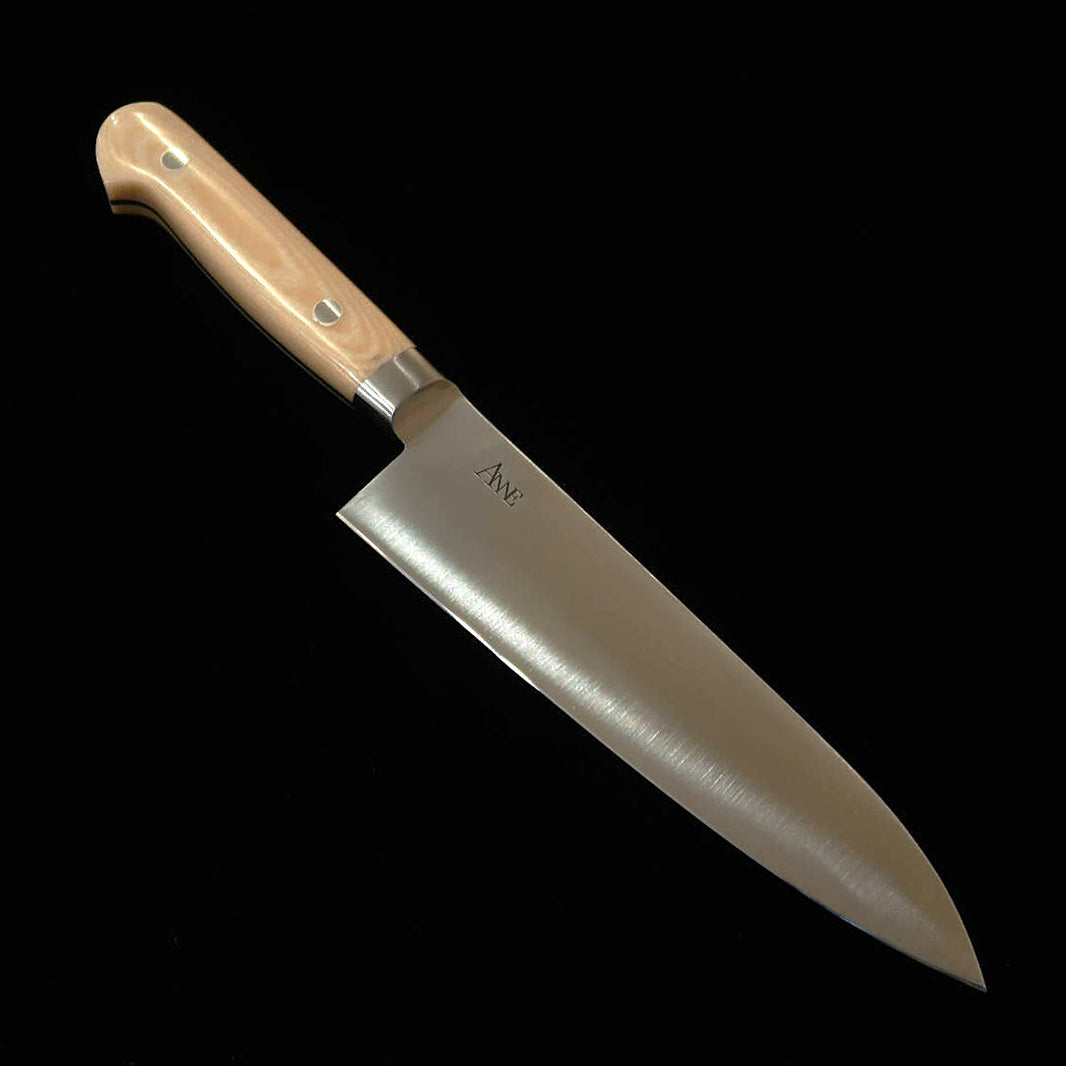 Anne ANNE Gyuto aço carbono japonês, cabo de micarta (180mm)