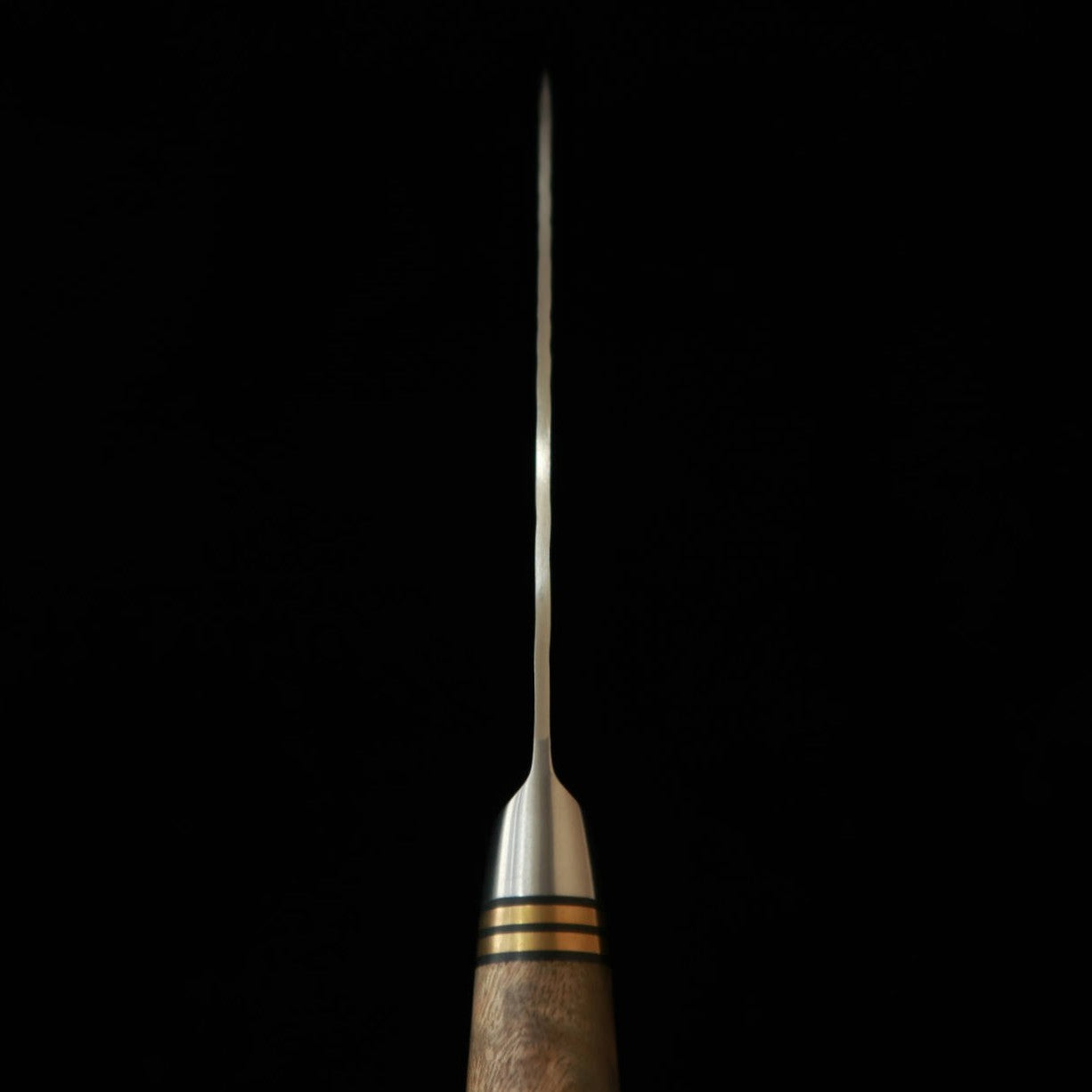 TAKESHI SAJI Petty SG2 con Mango Martillado Madera de Burl (130 mm)