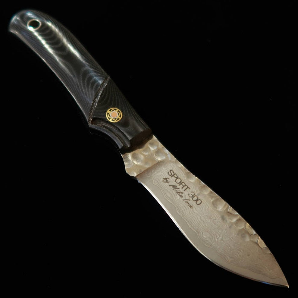 MCUSTA Mika Irie Sport Series - MC-0233DB - Sport 300, VG10 Steel with Black Micarta Handle (65mm)