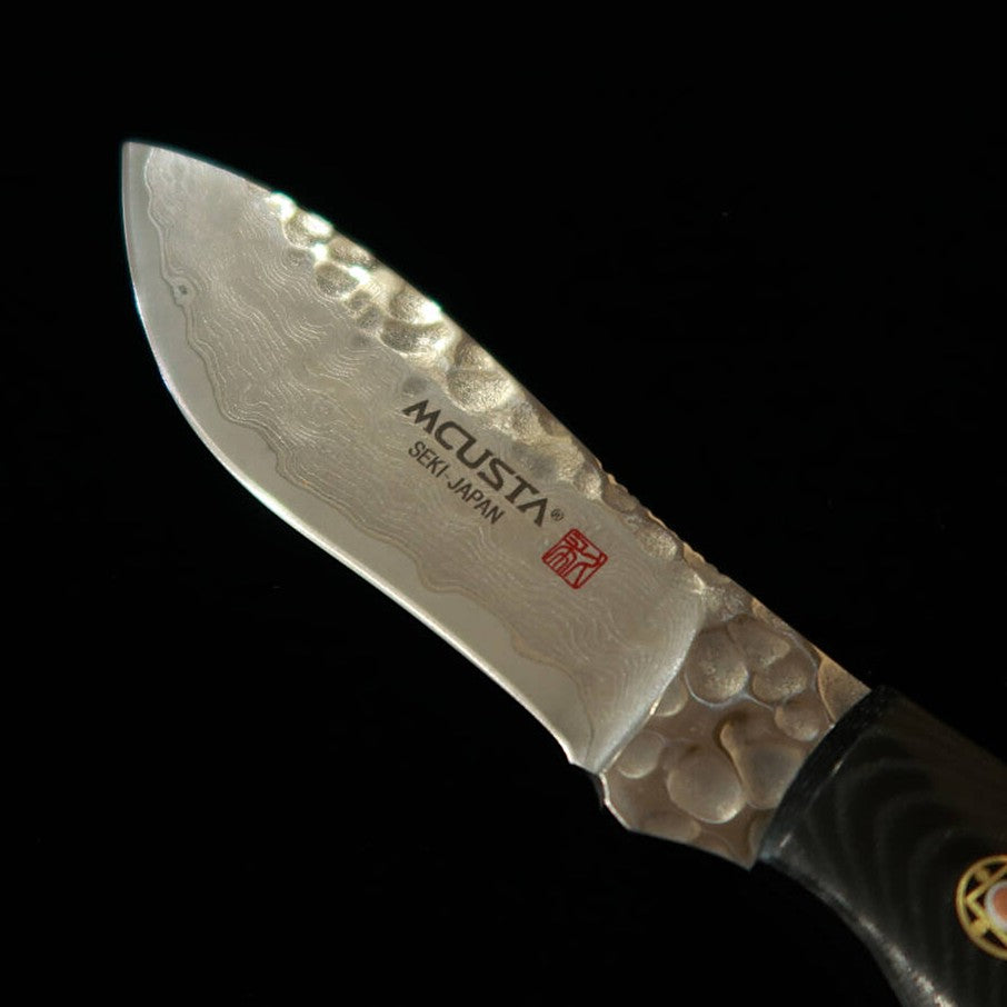MCUSTA Mika Irie Sport Series - MC-0233DB - Sport 300, VG10 Steel with Black Micarta Handle (65mm)