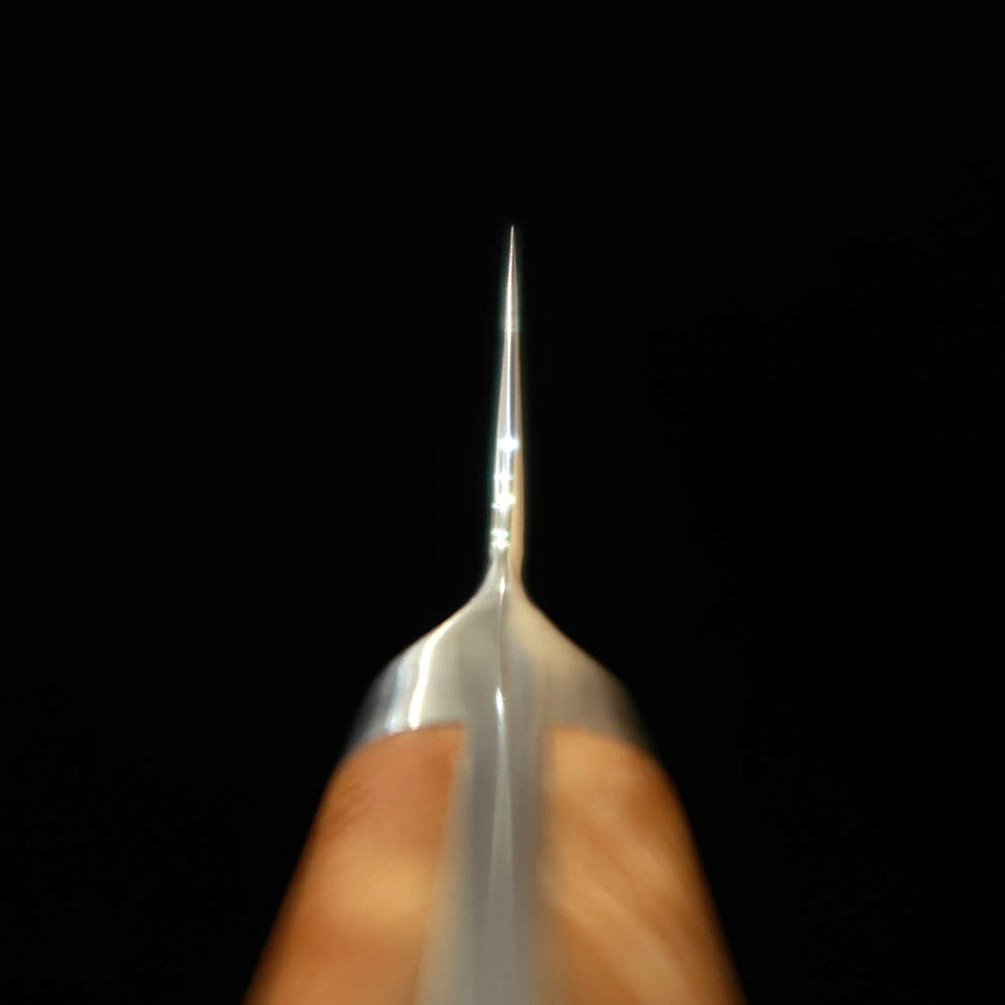 Enkyu Bunka Petty Série « Higurashi » SG2 Damas Manche en Loupe d'Amboine (135 mm)