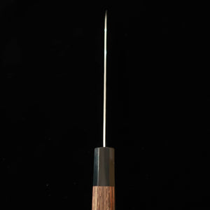 HATSUKOKORO Ginrei, Ginsan steel Santoku with Nashi finish and Wenge Handle (170mm)