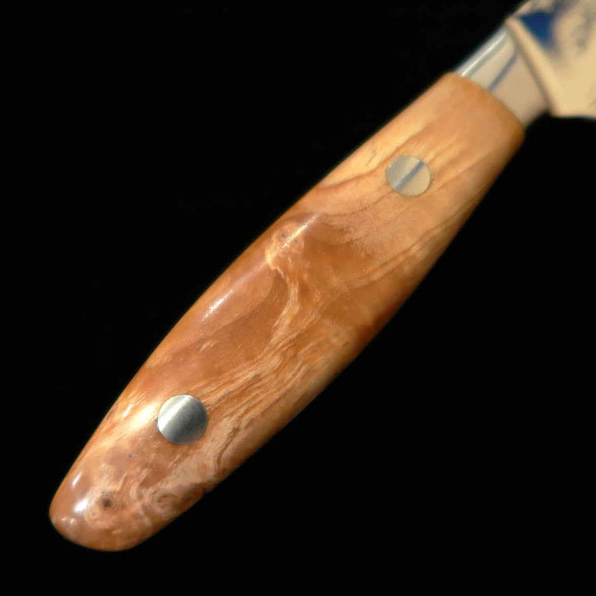 Enkyu ENKYU Bunka serie Higurashi SG2 Damasco, mango de raíz de karelia (burl) (180 mm)