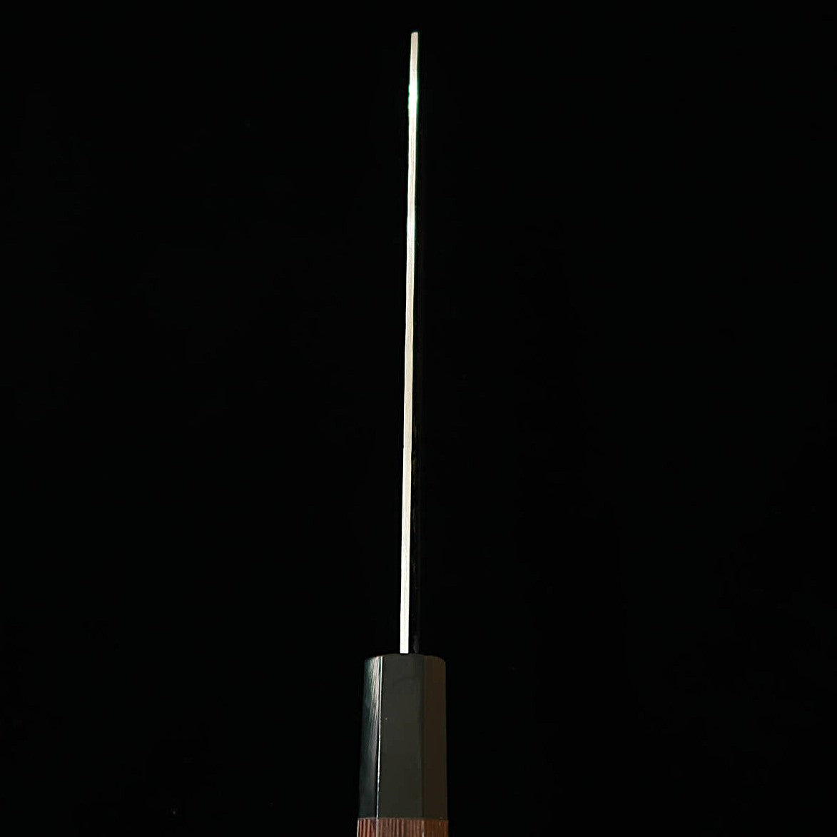 初心 HATSUKOKORO 銀嶺 菜切 銀紙三号 梨地 ウェンジ柄 (170mm)