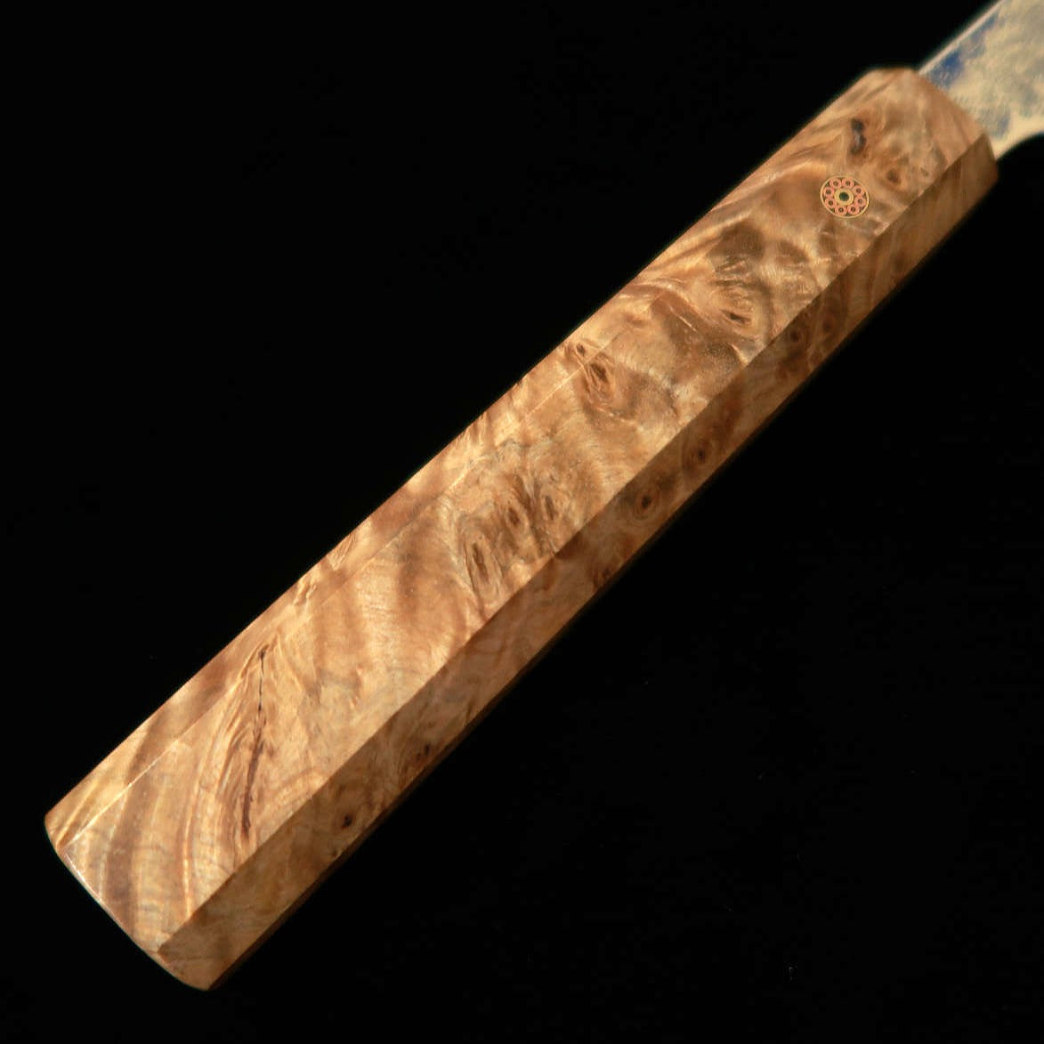 猿九 ENKYU 三徳 焔雲シリーズ SG2 ダマスカス 花梨瘤八角柄（165/180ｍｍ）