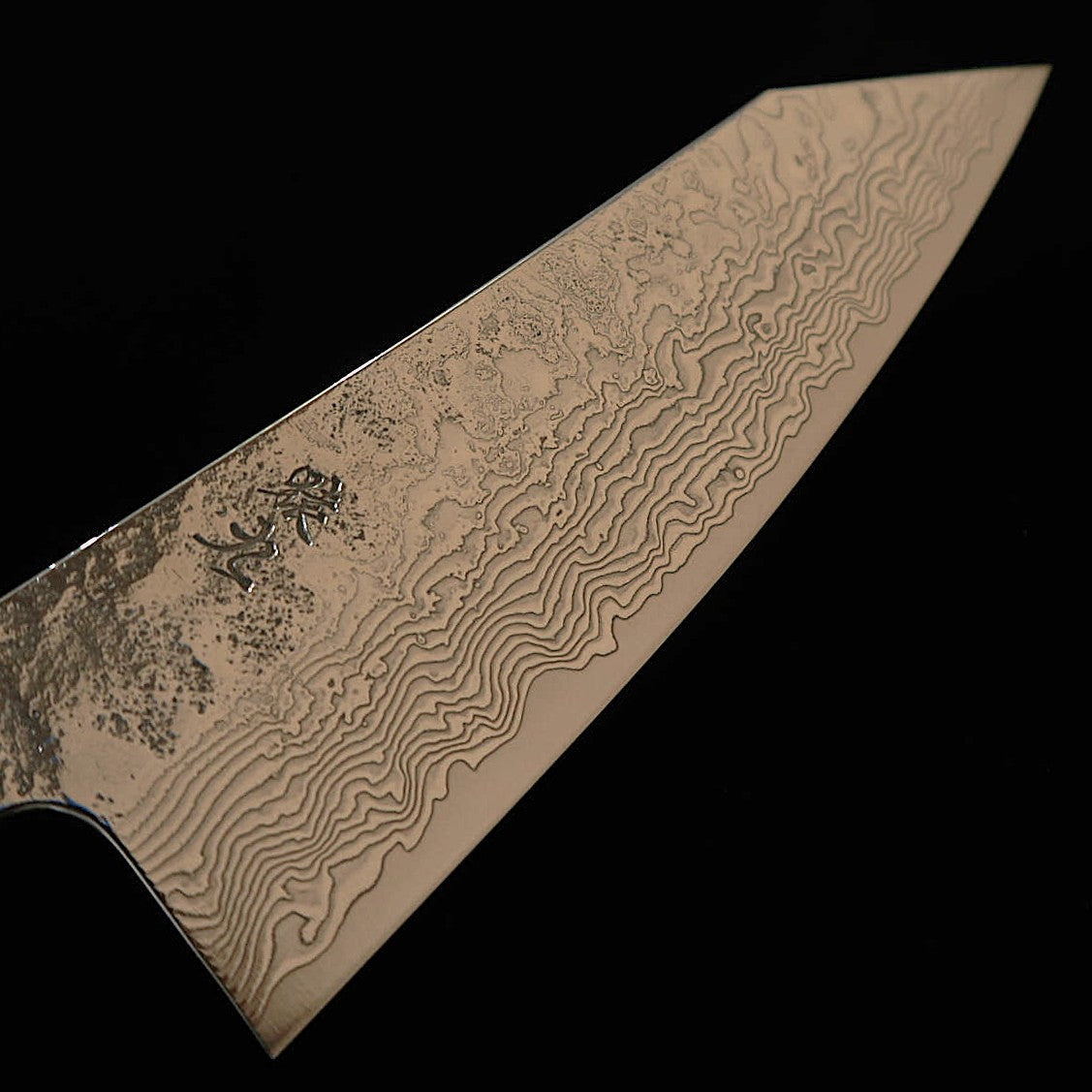 Enkyu Gyuto Série Homura-gumo SG2 Damas Manche octogonal en loupe de coing (210 mm)