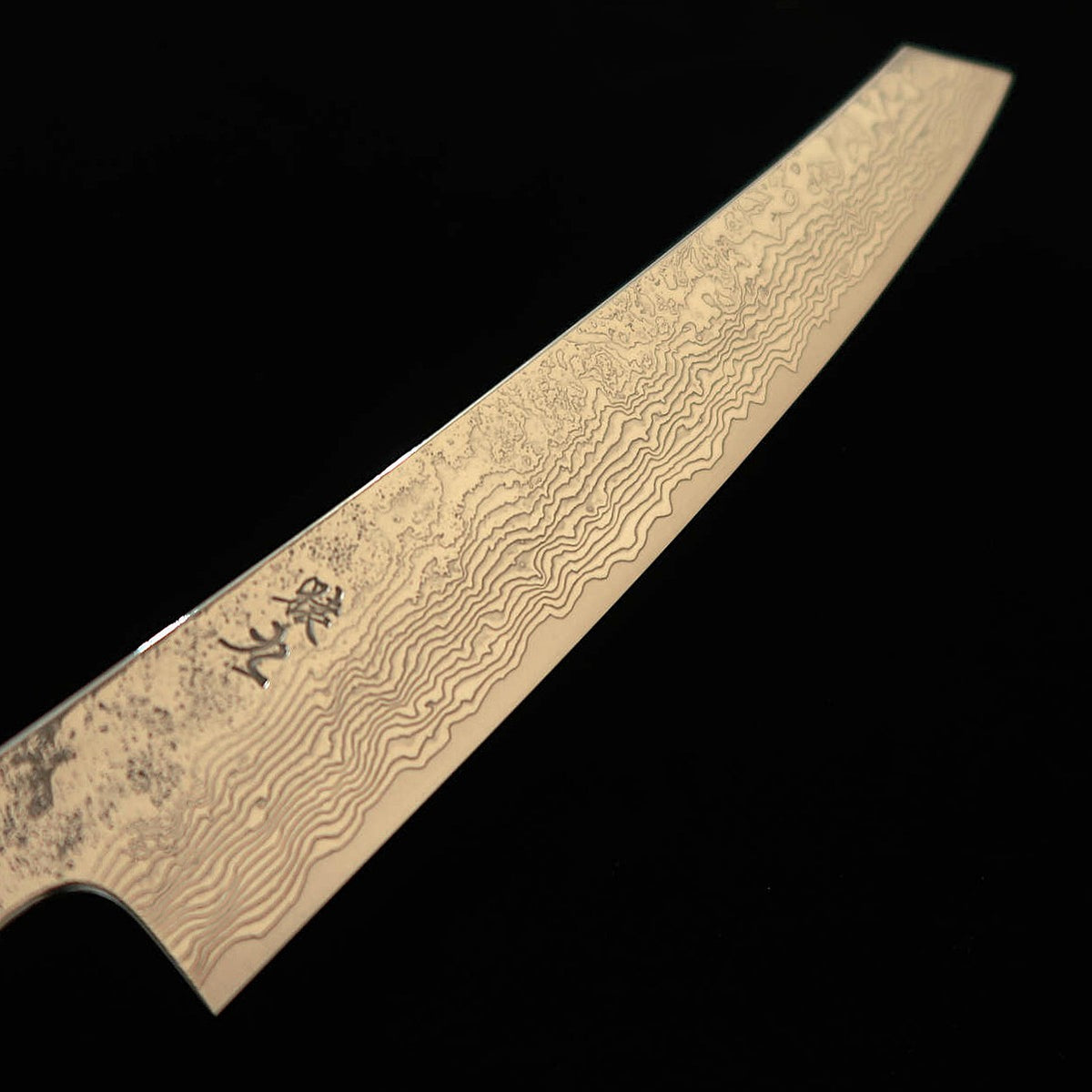 猿九 ENKYU 切付筋引 焔雲シリーズ SG2 ダマスカス 花梨瘤八角柄　（270mm）