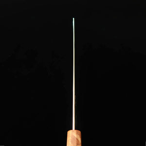 猿九 ENKYU 切付筋引 焔雲シリーズ SG2 ダマスカス 花梨瘤八角柄　（270mm）