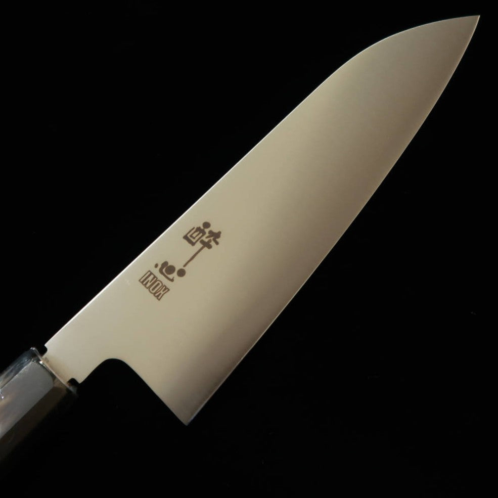 Santoku SUISIN INOX honyaki, mango hexagonal semicircular (180mm)