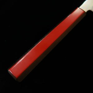 KAGEKIYO Kagekiyo, série Shirogami n°1, laque rouge urushi, yanagiba (270 mm)