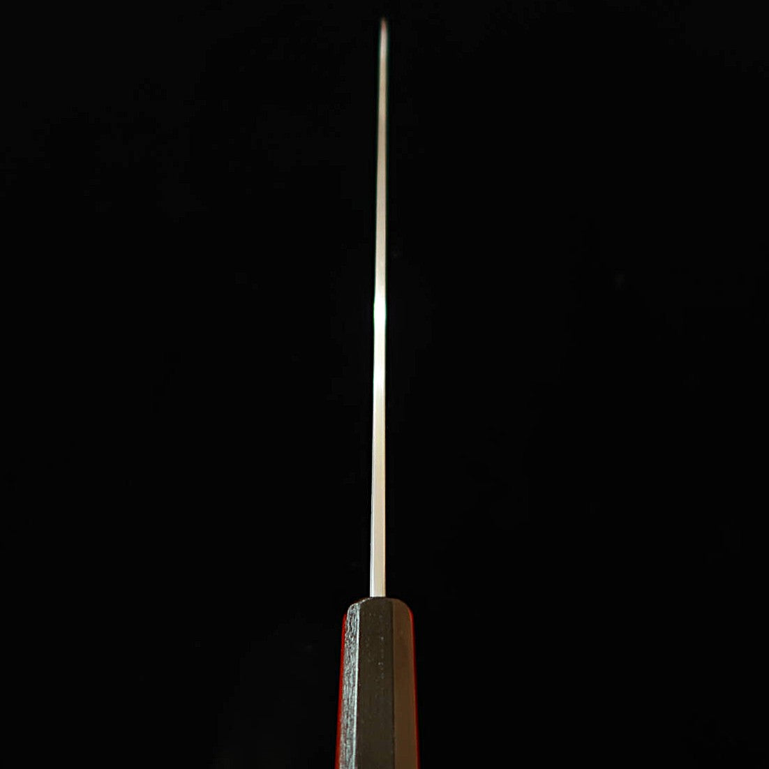 KAGEKIYO Kagekiyo, série Shirogami n°1, laque rouge urushi, yanagiba (270 mm)