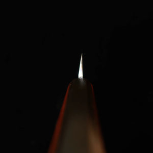 KAGEKIYO Kagekiyo, série Shirogami n°1, laque rouge urushi, yanagiba (270 mm)
