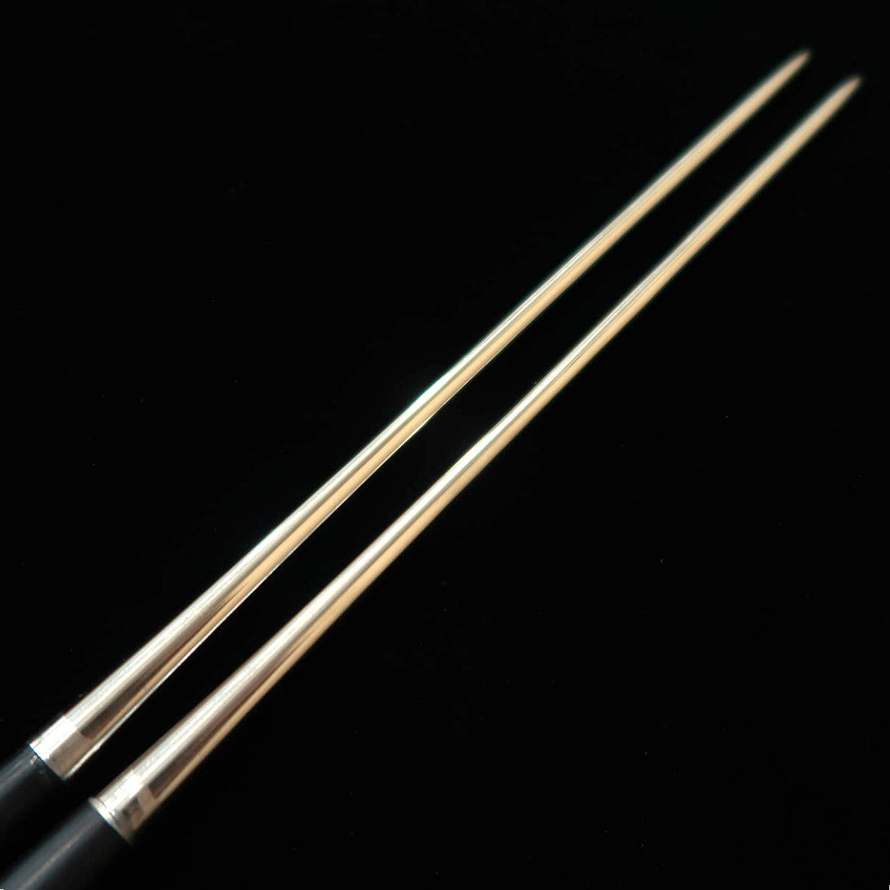 Baguettes de dressage (Moribashi) – Acier inoxydable, Manche laqué style Akebono (290/320 mm)