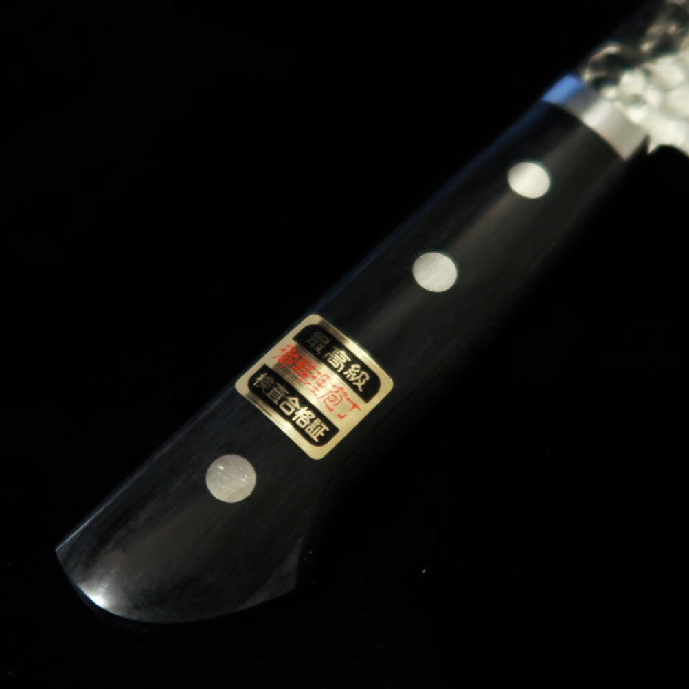 V.ROAD Santoku VG10 martilleado mango de madera laminada (165mm)