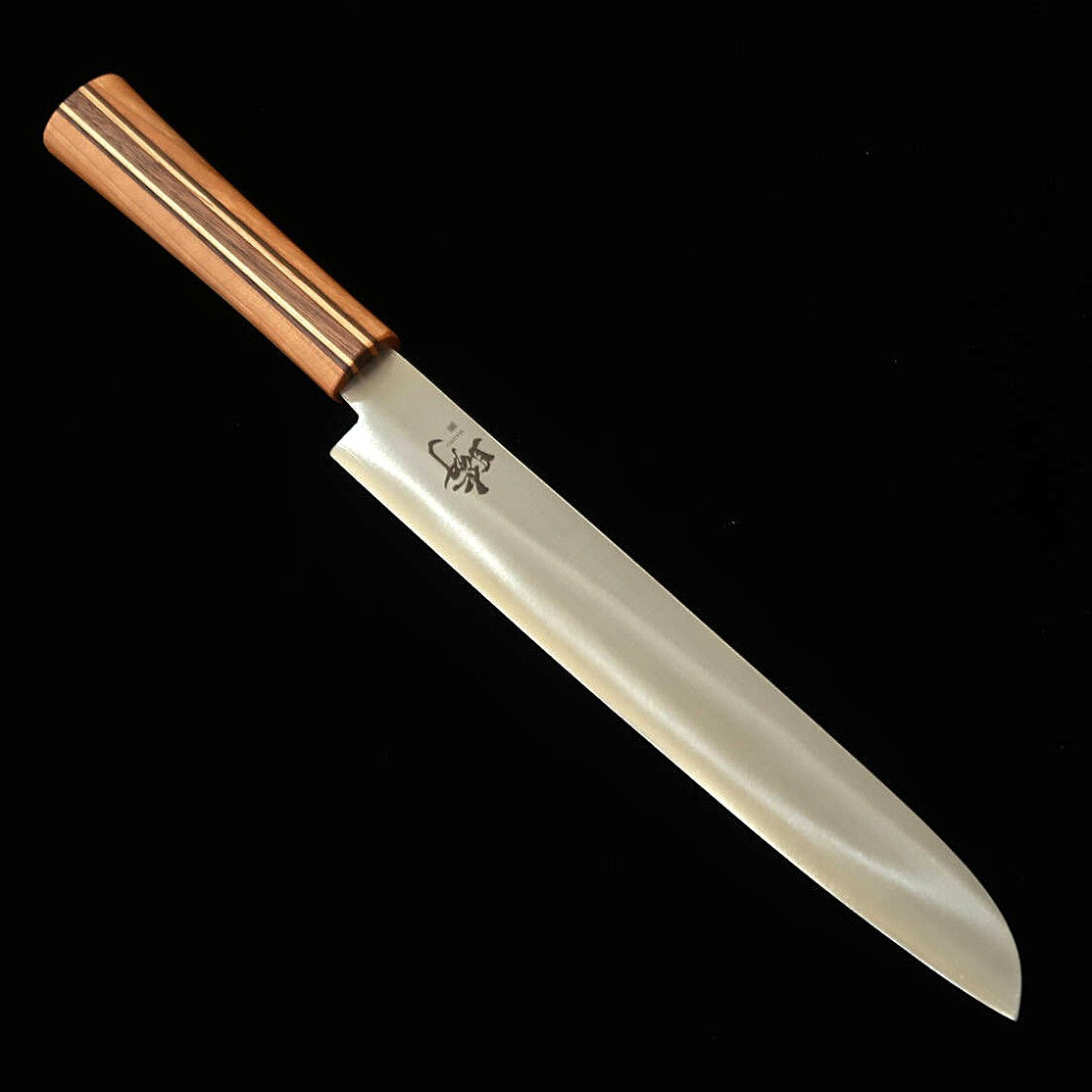 田中誠貴TANAKA 瞬MAJIRO 鍛造パン切 銀紙三号 楓桜ウォルナット柄（240mm）