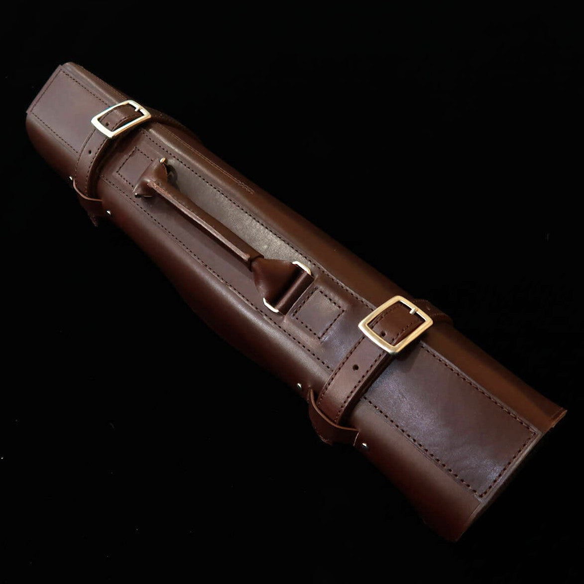 YOKU leatherworks　レザーナイフロール ブラウン