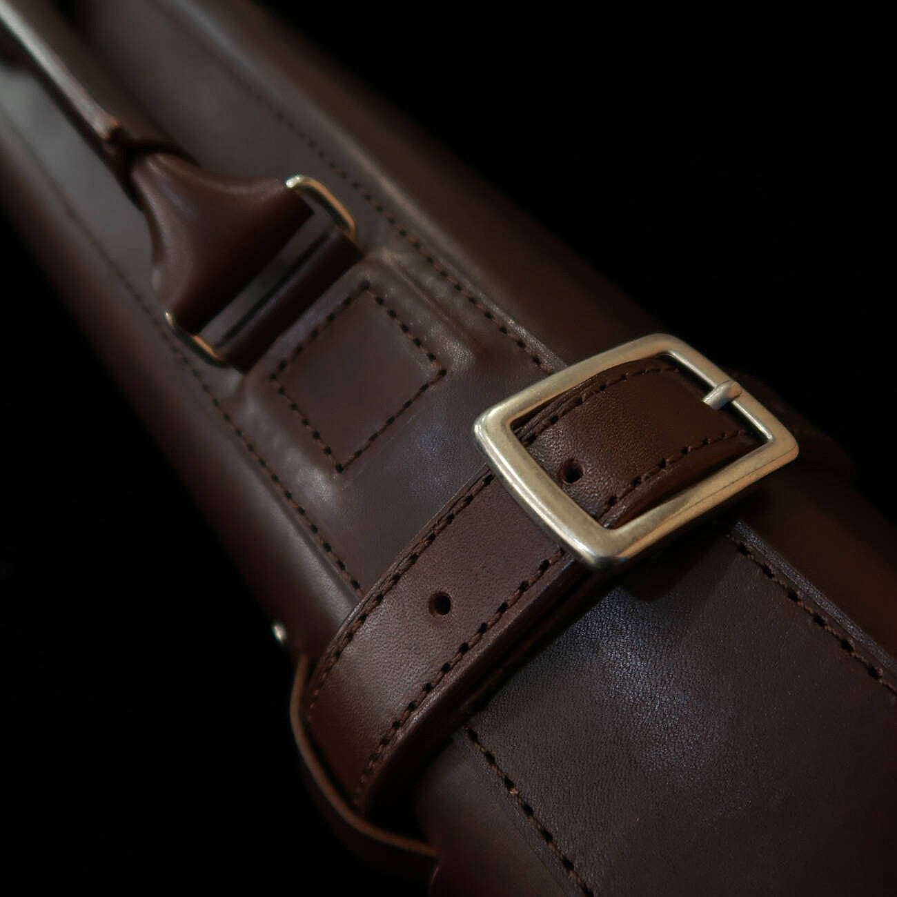 YOKU leatherworks　レザーナイフロール ブラウン