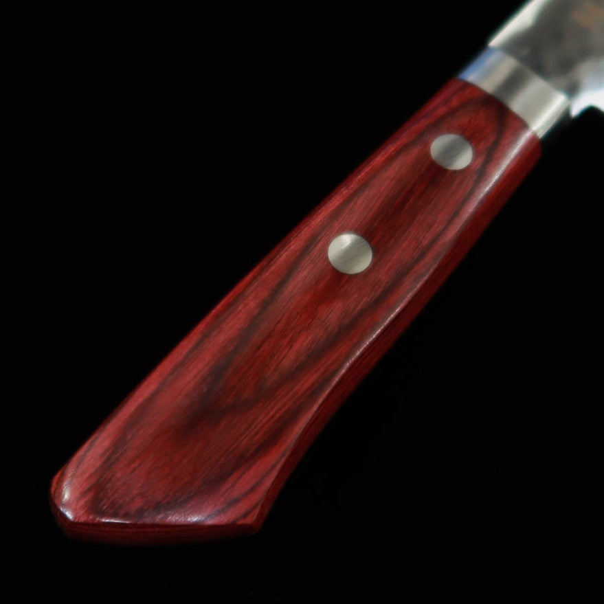 Miura MIURA Pequeno Santoku VG1 Tsuchime Cabo vermelho sintético (135 mm)