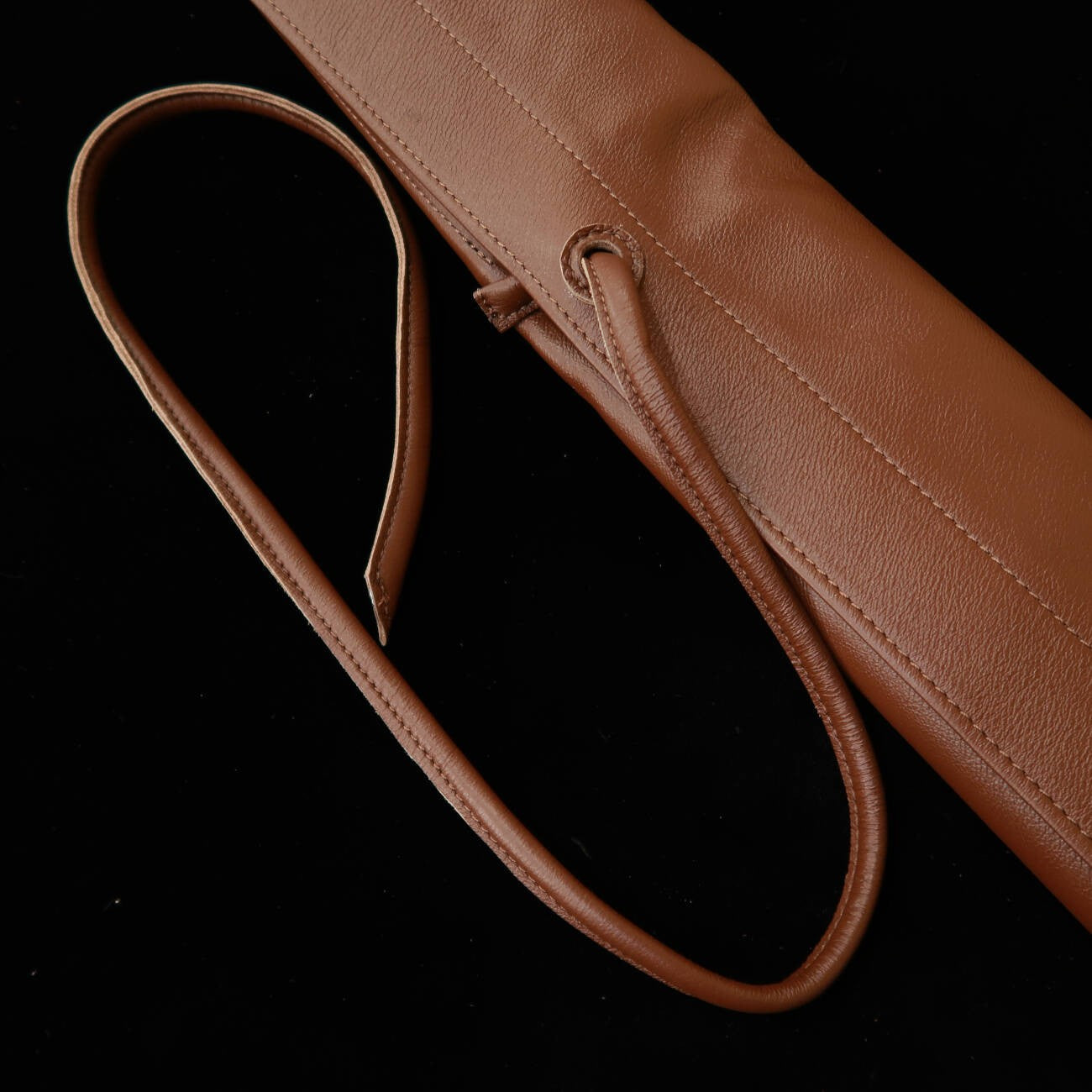 YOKU leatherworks　ウォッシャブルレザーナイフロール ブラウン