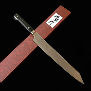 SAKAI TAKAYUKI Sakai Takayuki, yanagiba tipo ken, núcleo sin acero, mango de micarta (260 mm)