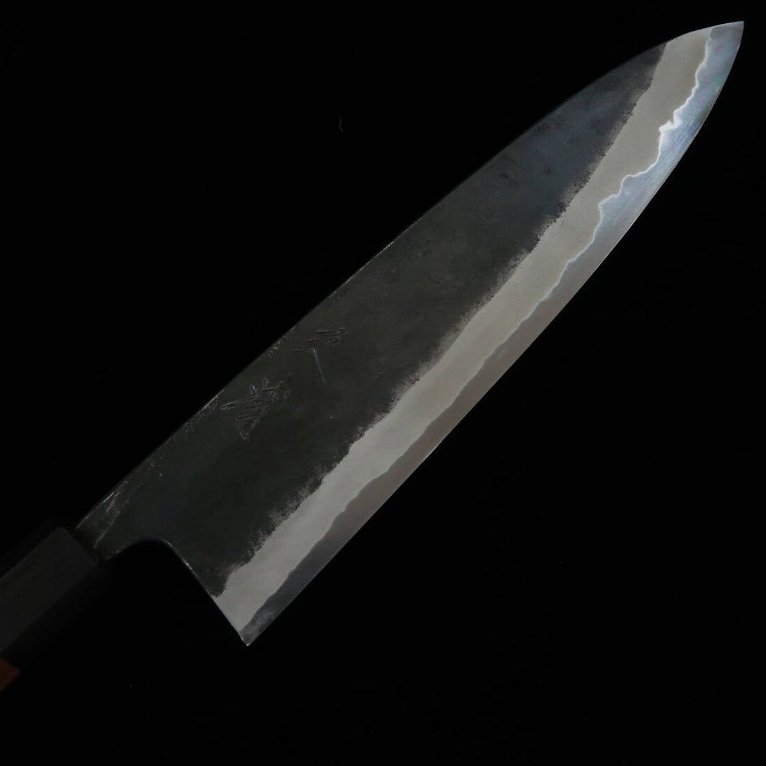 Miura MIURA by Shindo Gyuto Aogami No.2, finition noire, manche octogonal en noyer (240/270 mm)