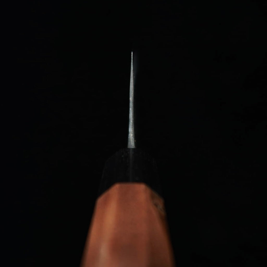 Miura MIURA by Shindo Gyuto Aogami No.2, finition noire, manche octogonal en noyer (240/270 mm)