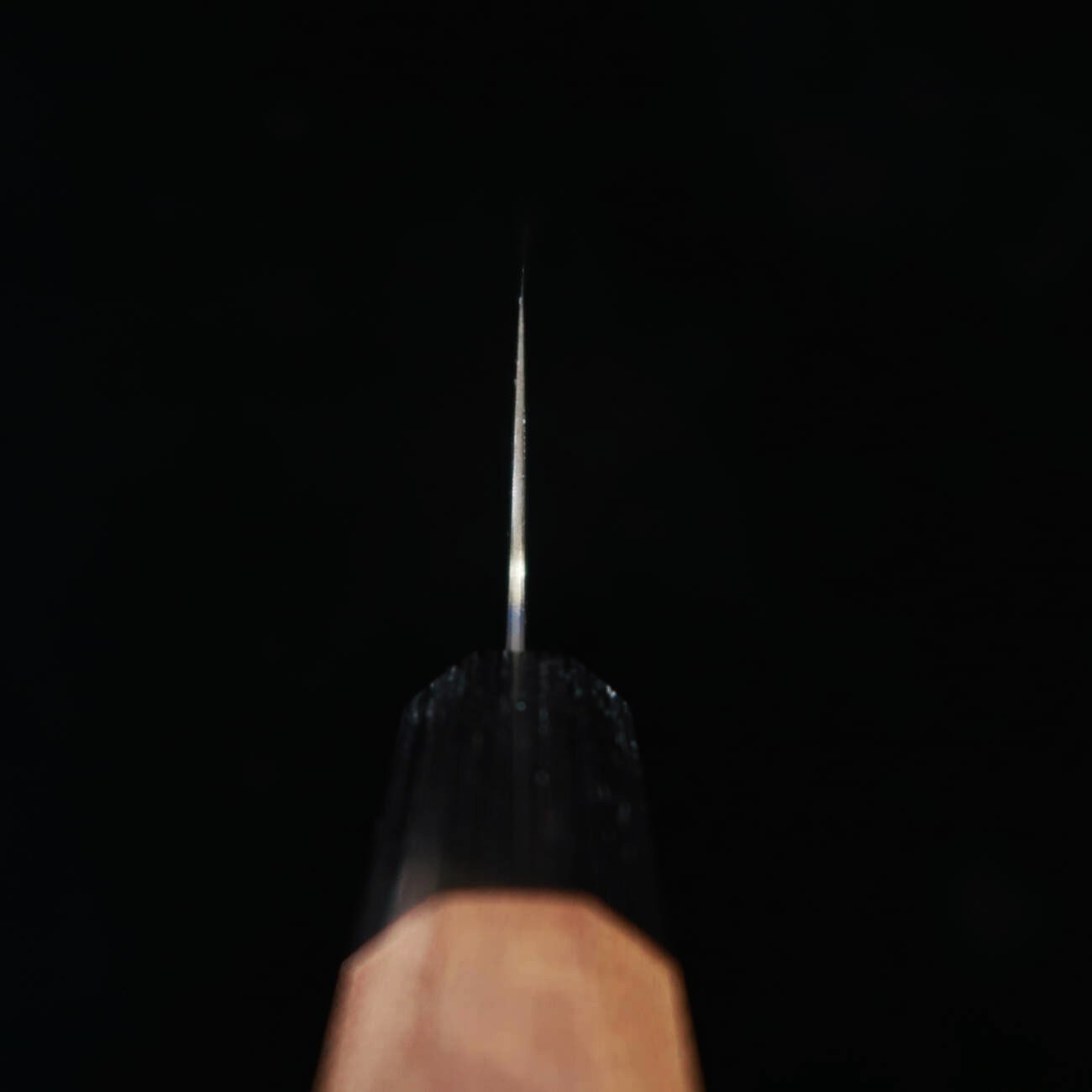 Gyuto KAGEKIYO ZA-18 Damasco ennegrecido, mango octogonal de nogal (210/240 mm)