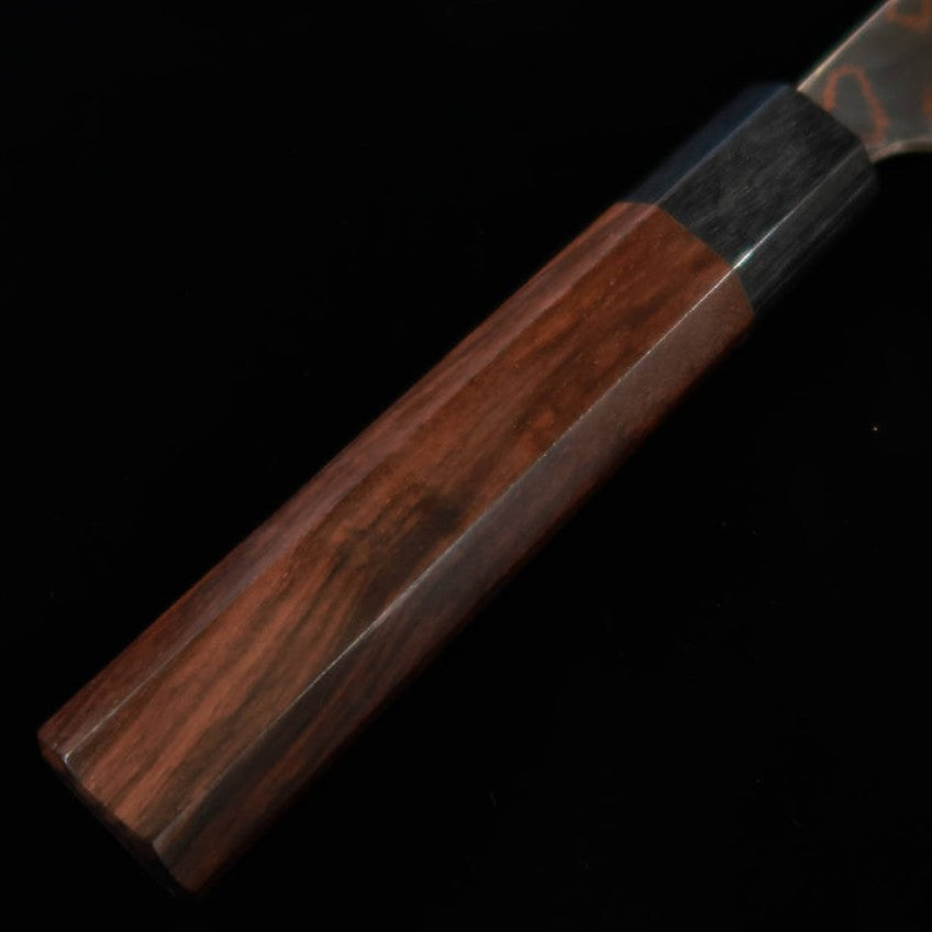 SAJI TAKESHI Aogami 2 Damas coloré Gyuto manche octogonal en bois de violette (210/240/270mm)